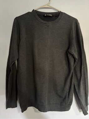 Travis Mathew Men's Crewneck Sweater - Charcoal Gray